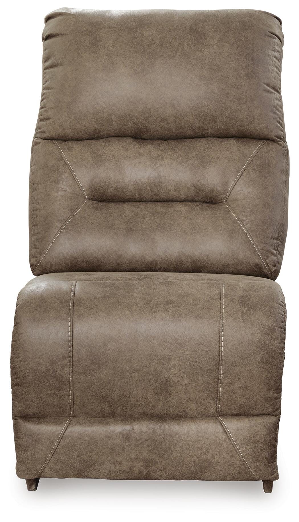 Ravenel Armless Chair Faux Leather