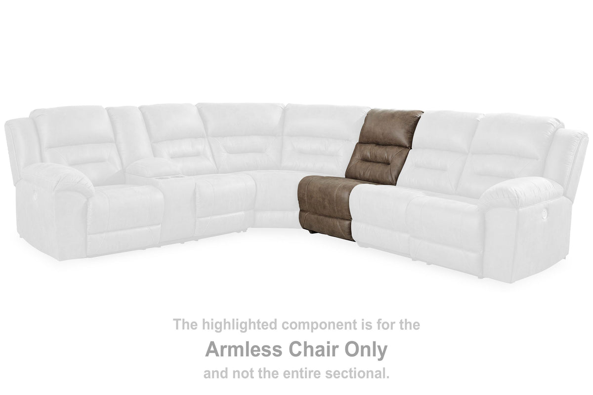Ravenel Armless Chair Faux Leather