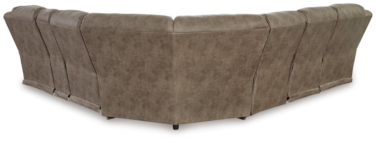 Ravenel 4-Piece Power Reclining Sectional Faux Leather