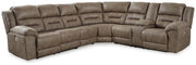 Ravenel 4-Piece Power Reclining Sectional Faux Leather