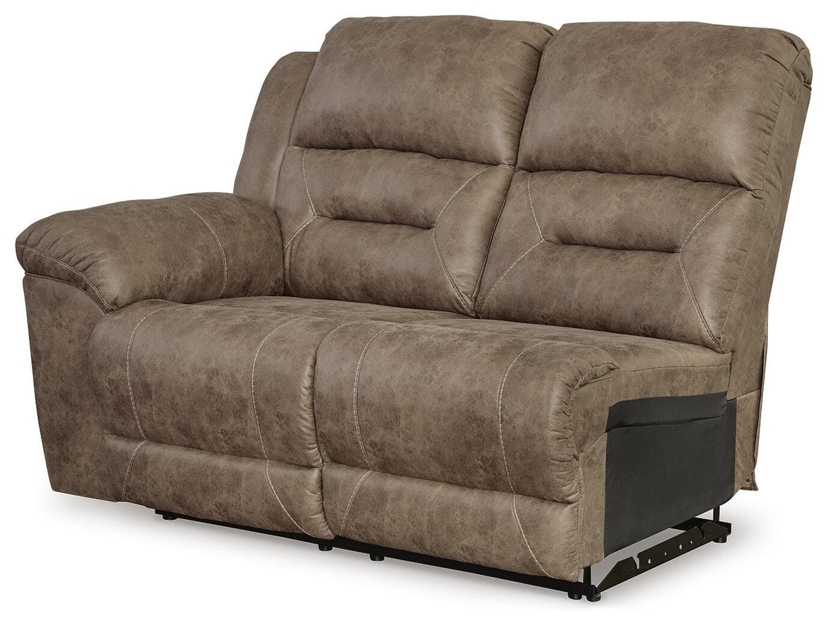 Ravenel LAF Reclining Power Loveseat Faux Leather