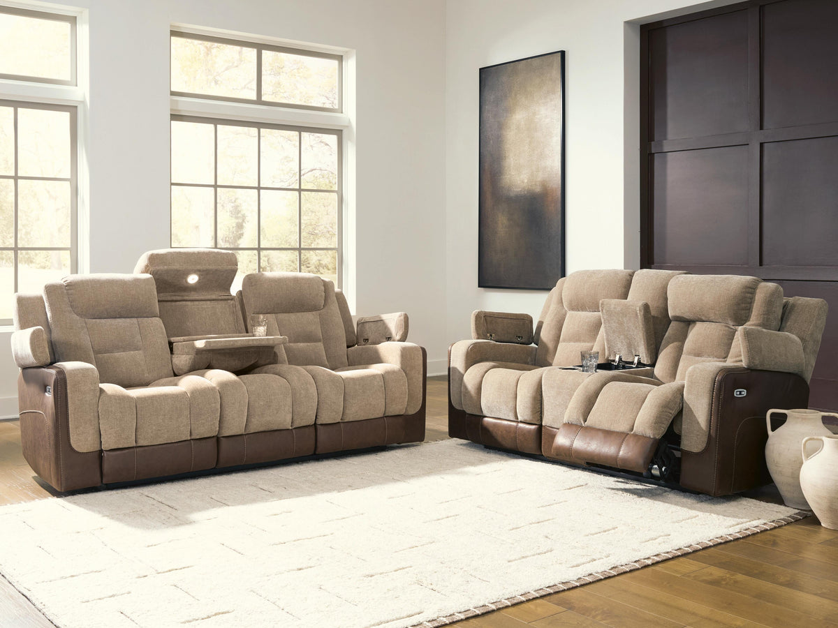 Mixed Motion Sofa and Loveseat