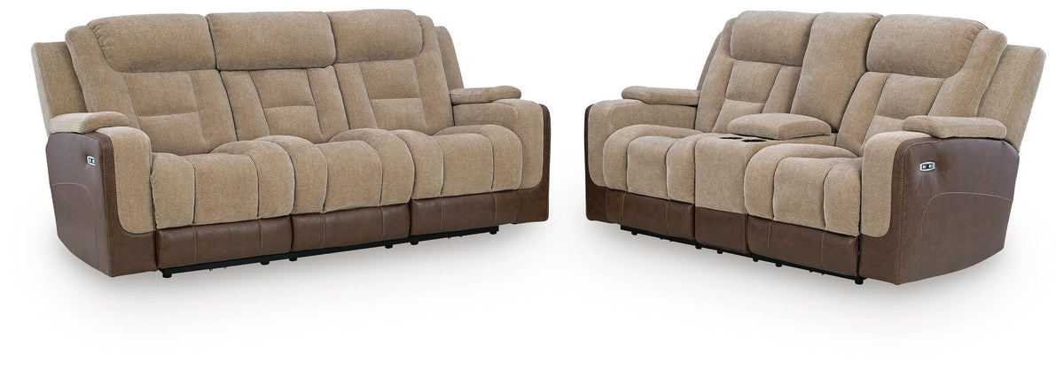 Mixed Motion Sofa and Loveseat