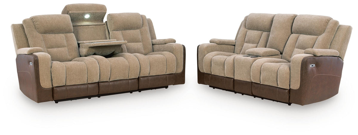Mixed Motion Sofa and Loveseat
