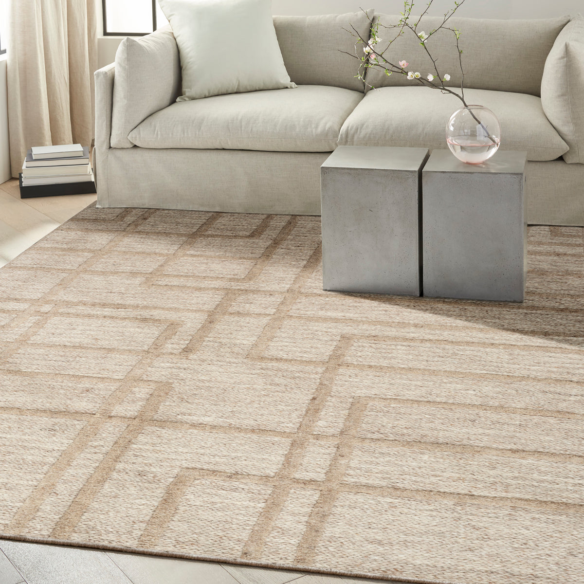 CK045 Impressions IMP01 Camel Rug - room scene