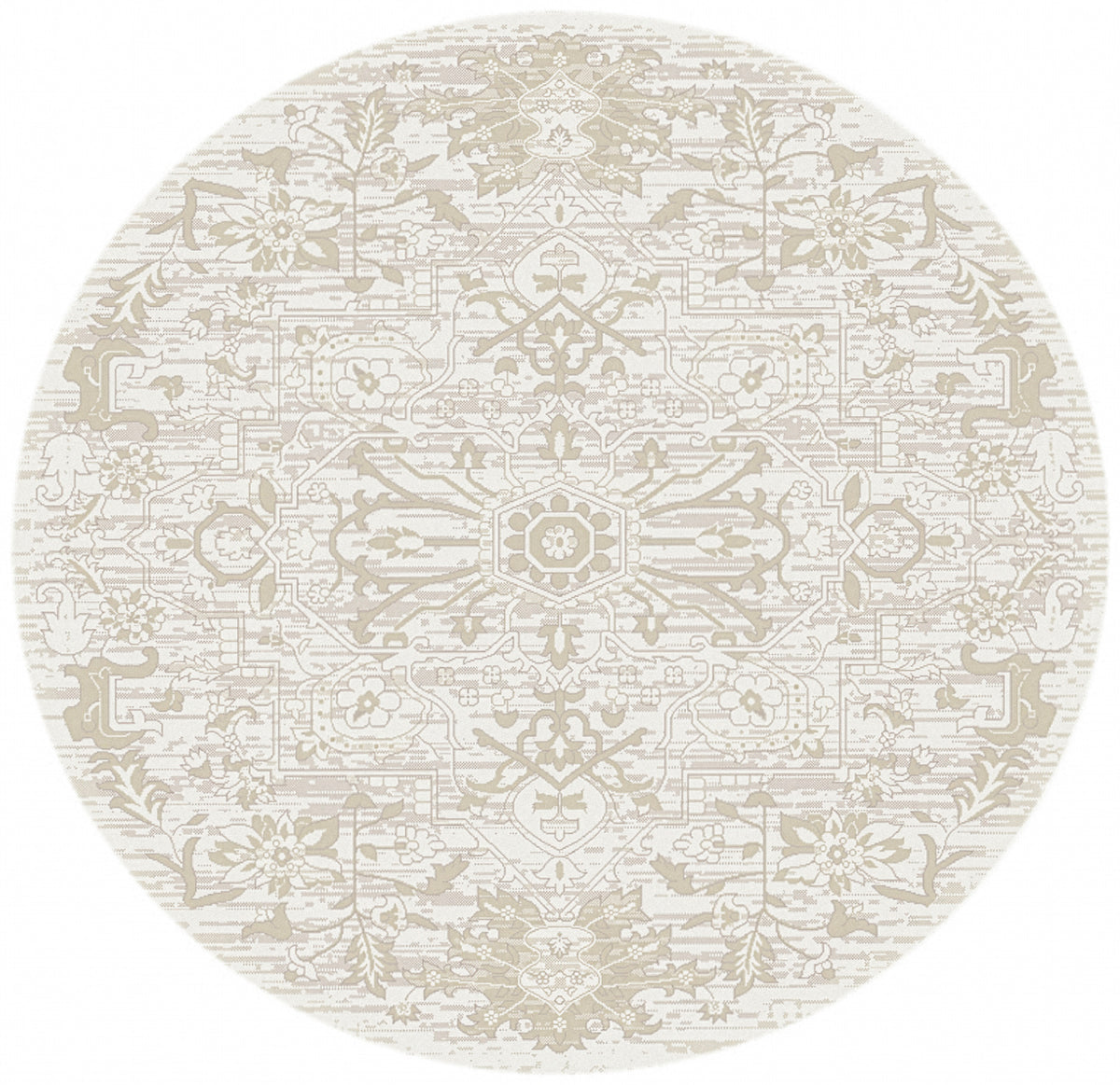 Dekor DEK10 Ivory Rug - Round
