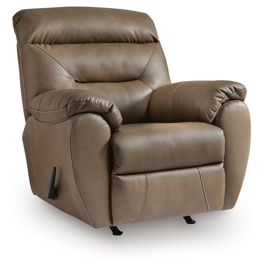 Elksworth Rocker Recliner Faux Leather