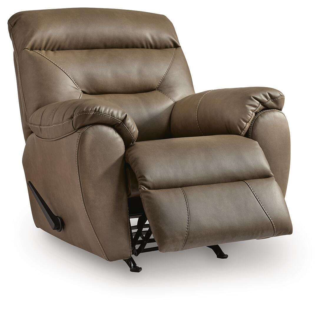 Elksworth Rocker Recliner Faux Leather