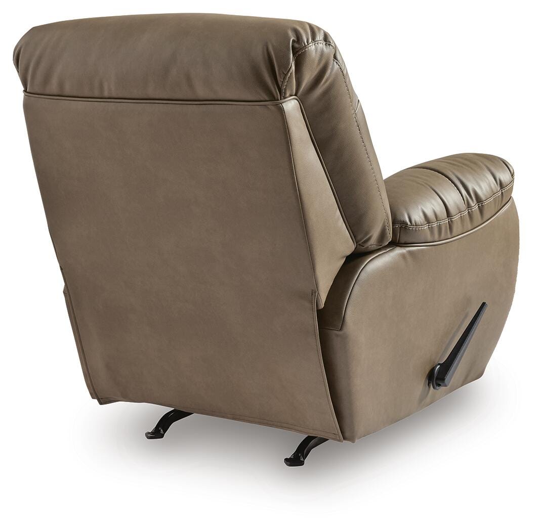 Elksworth Rocker Recliner Faux Leather