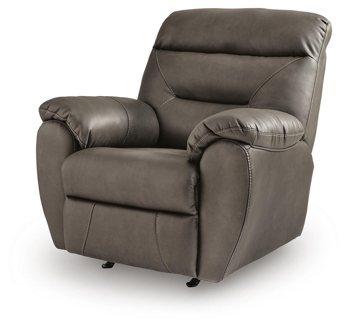 Elksworth Rocker Recliner Faux Leather