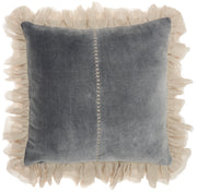 Sofia GE903 Dark Grey 22" x 22" Throw Pillows