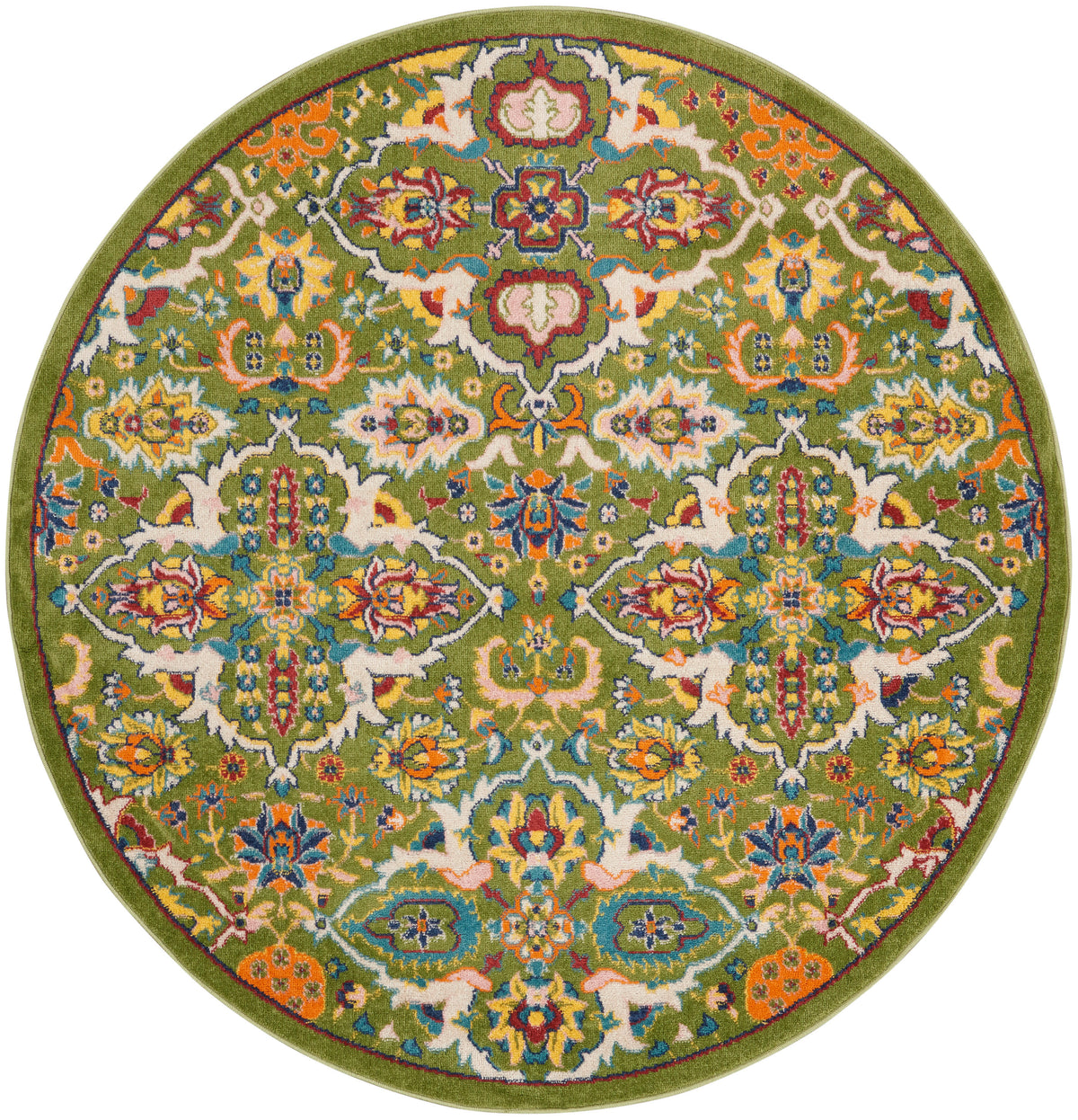 Allur ALR03 Sage Ivory Rug - Round