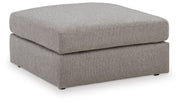 Lindon Oversized Accent Ottoman Chenille Next-Gen Nuvella™ Performance Fabric