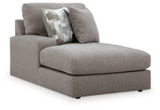Lindon LAF Corner Chaise Chenille Next-Gen Nuvella™ Performance Fabric