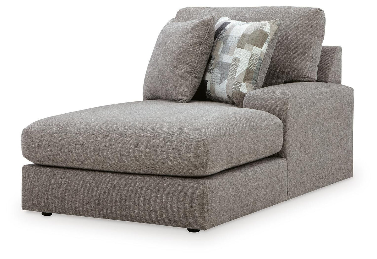 Lindon RAF Corner Chaise Chenille Next-Gen Nuvella™ Performance Fabric