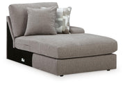 Lindon RAF Corner Chaise Chenille Next-Gen Nuvella™ Performance Fabric