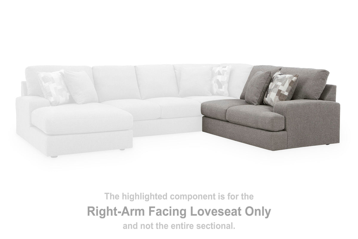 Lindon RAF Loveseat Chenille Next-Gen Nuvella™ Performance Fabric