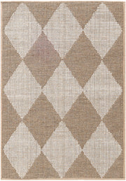 Washable Modern Jute MDJ01 Natural Ivory Rug - Rectangle