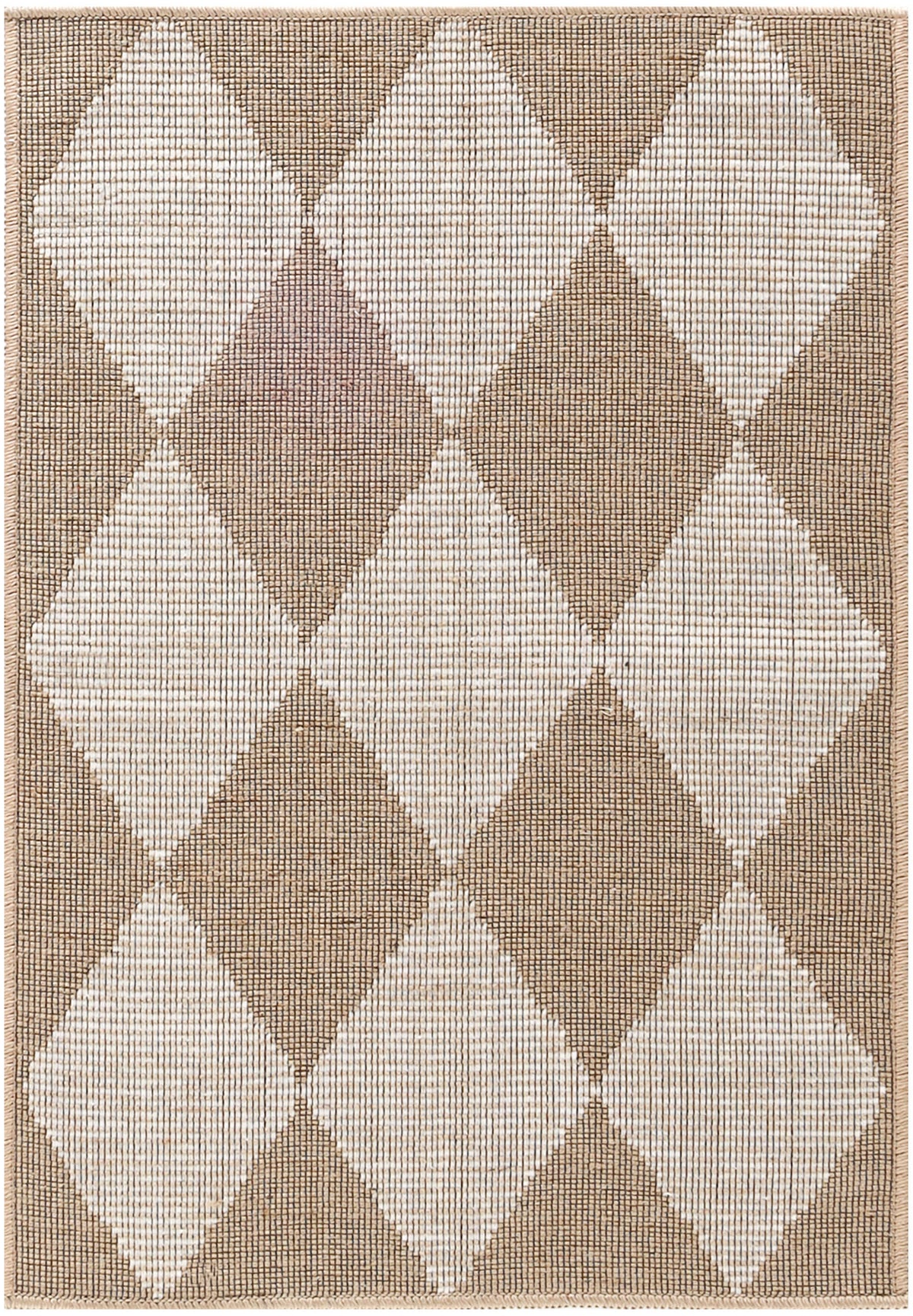 Washable Modern Jute MDJ01 Natural Ivory Rug - Rectangle