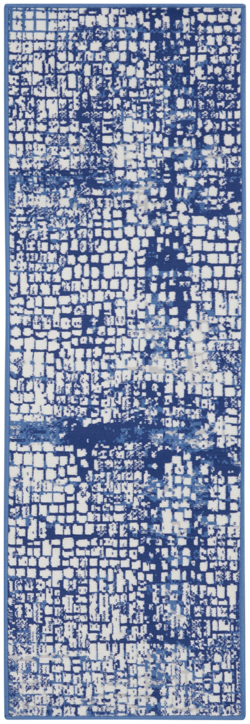 Whimsicle WHS07 Ivory Navy Rug - Runner