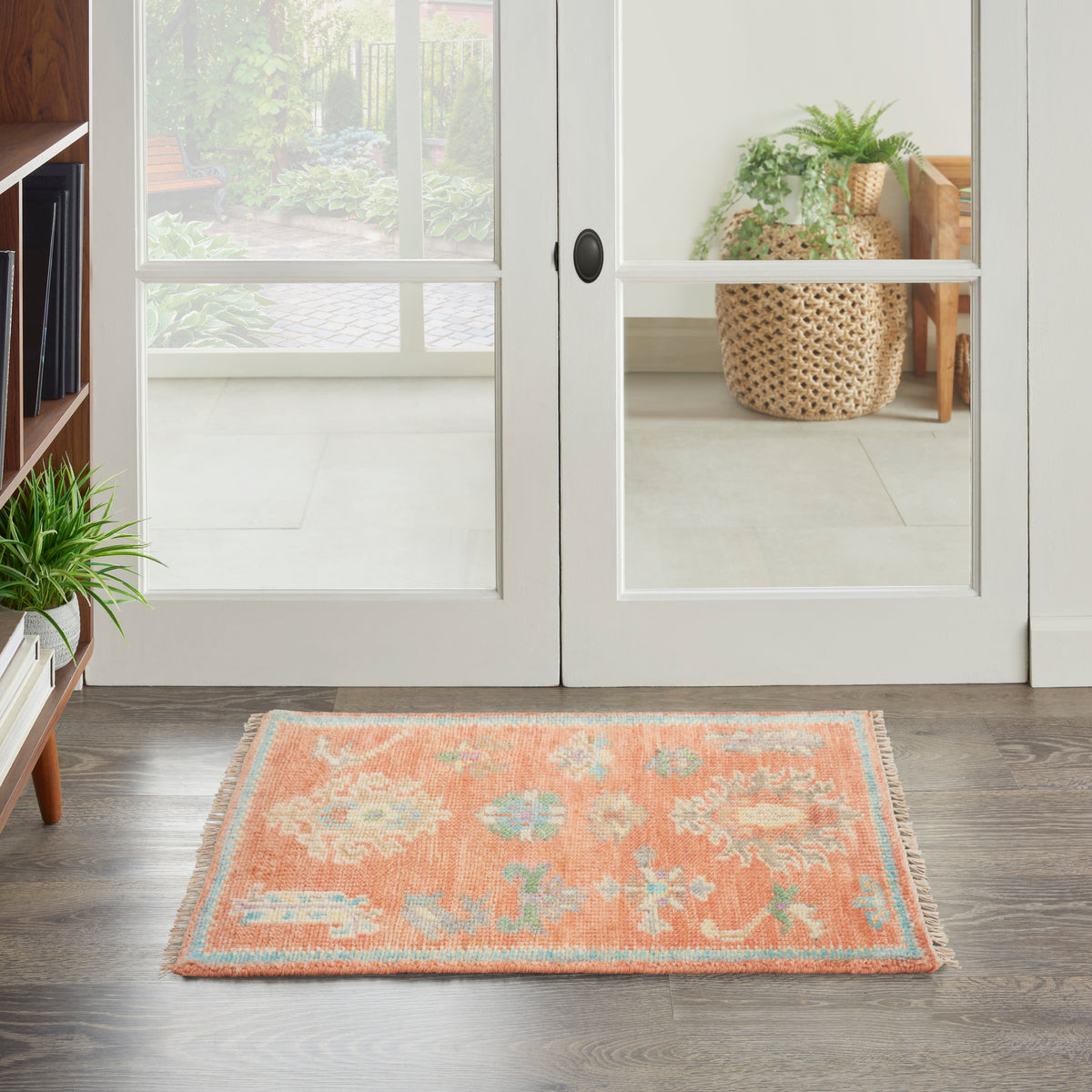 Odessa ODS04 Brick Multicolor Rug - room scene
