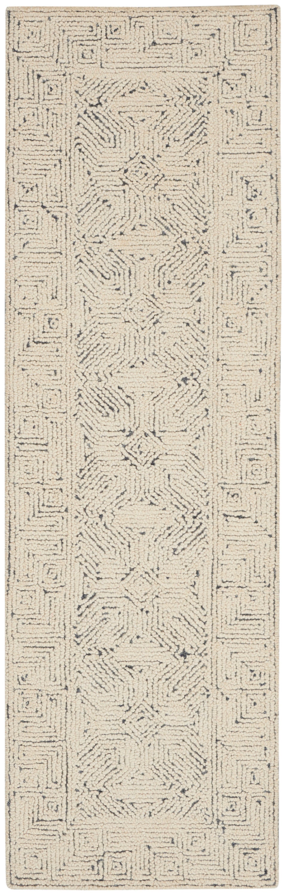 Colorado CLR05 Ivory Navy Rug - Runner