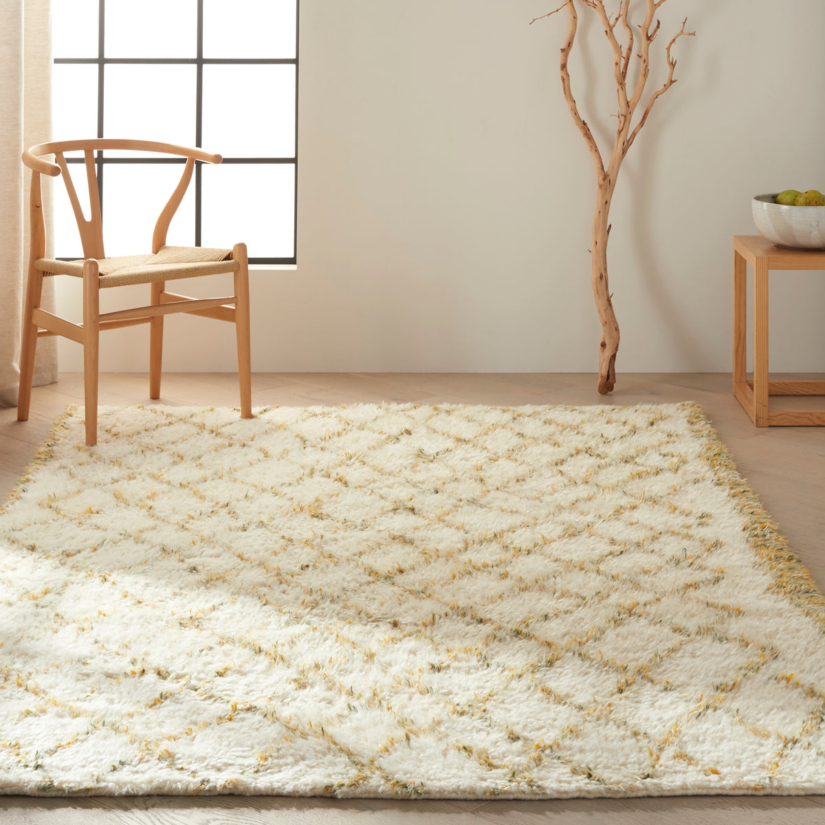 San Antonio CK772 Ivory Multicolor Rug - room scene