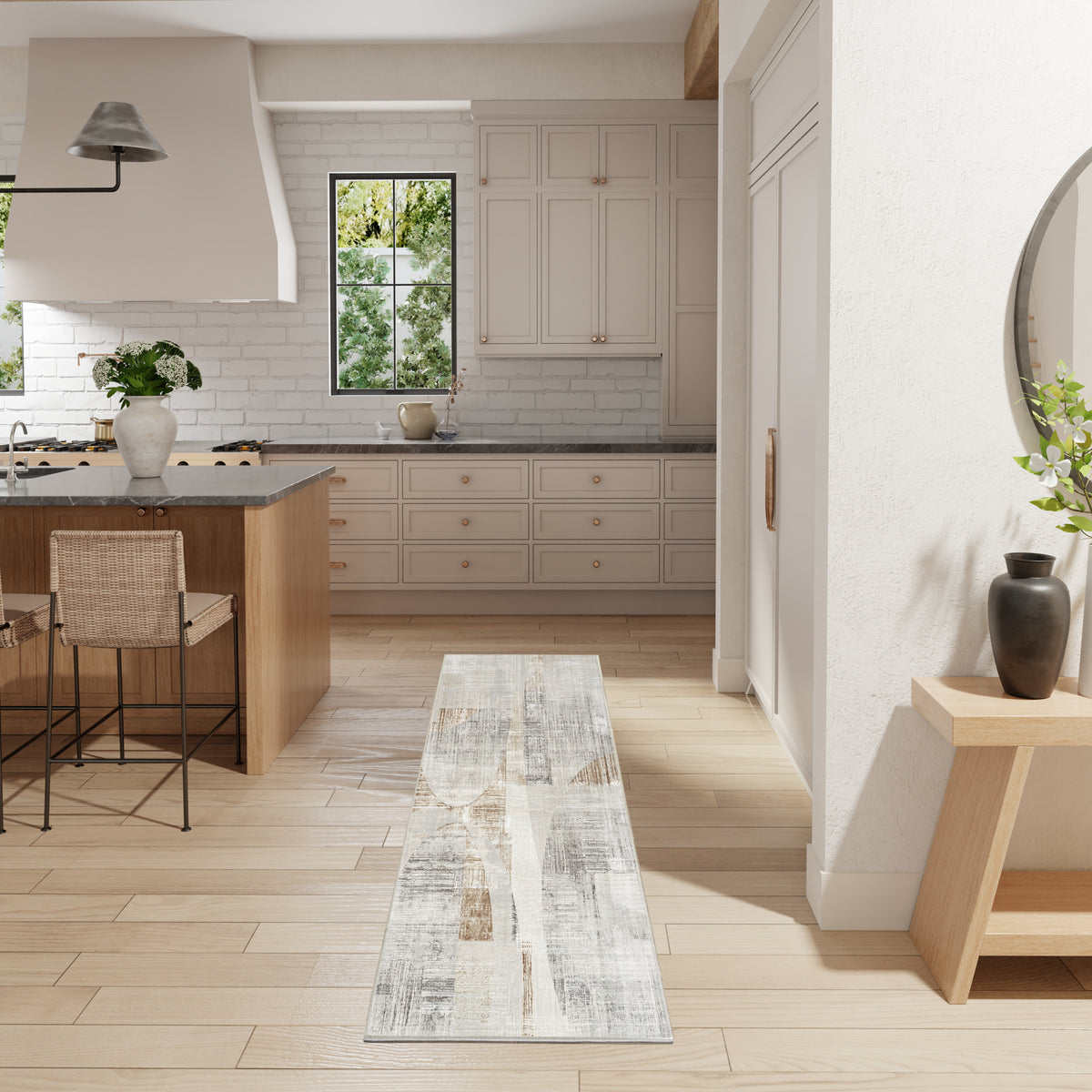 Sparkle ILI04 Grey Rug - room scene