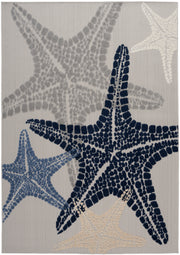 Aloha ALH28 Grey Multicolor Rug - Rectangle