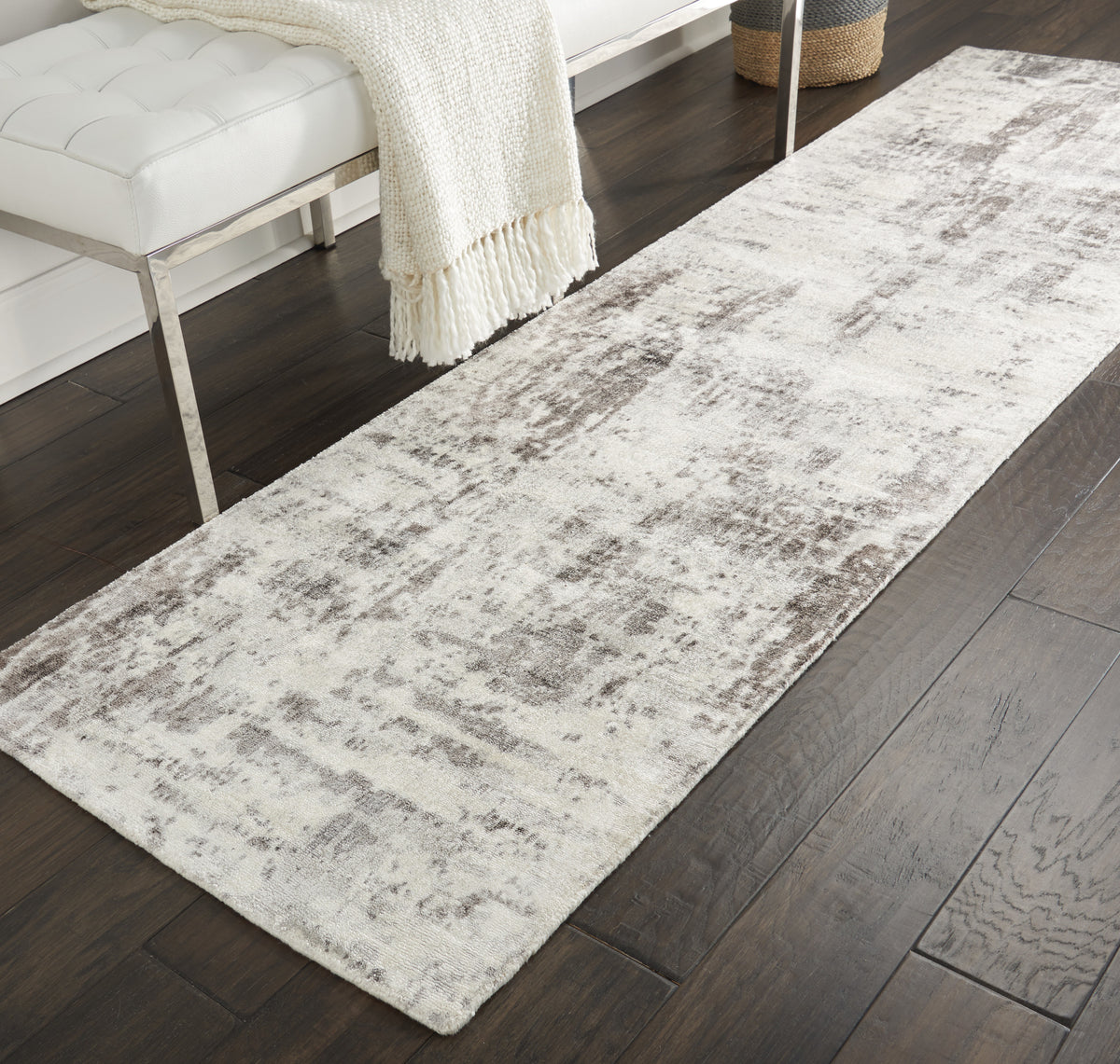 Safari Dreams KI372 Ivory Grey Rug - room scene