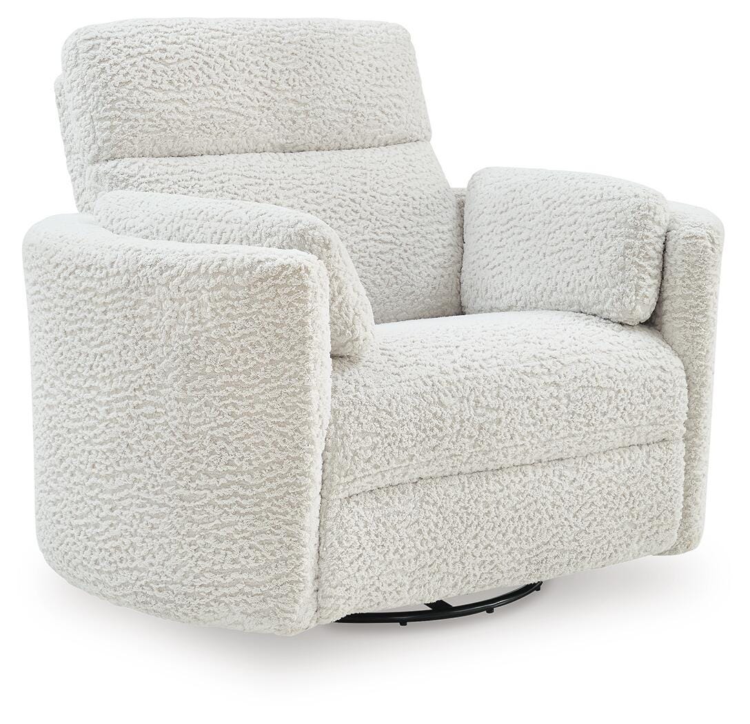 Gosaldo Swivel Glider Power Recliner Velvet