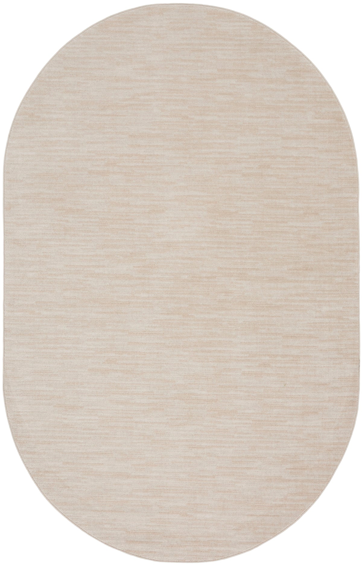 Nourison Essentials NRE01 Ivory Beige Rug - Oval