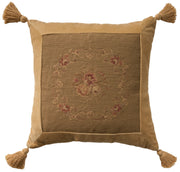 Vintage Pillow VAN5 Olive 18" x 18" Throw Pillows
