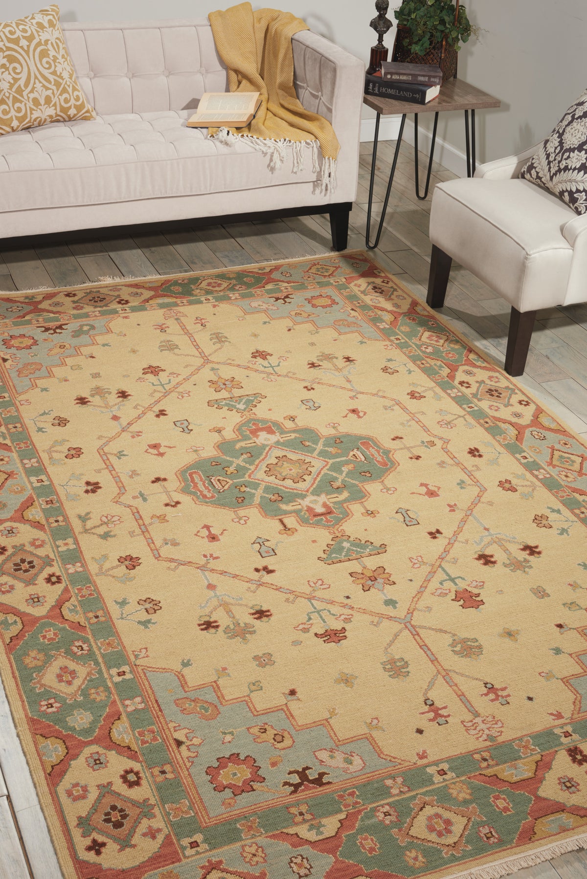 Nourmak S205 Buttercup Rug - room scene