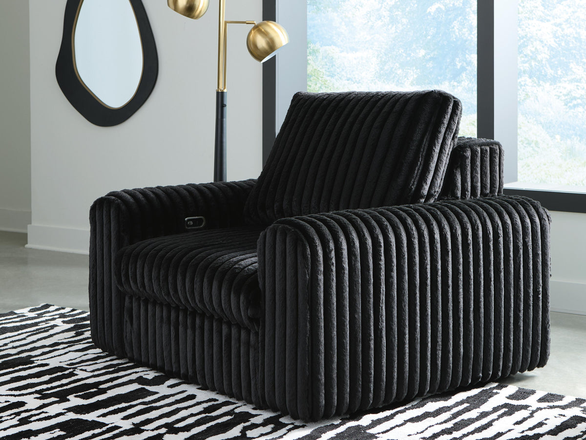 HamlinBay Power Gliding Chaise Chenille