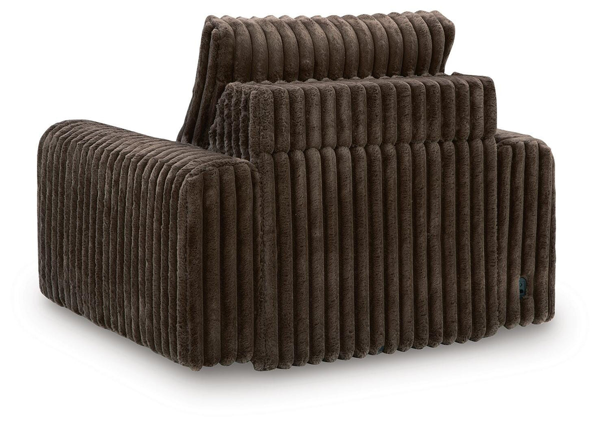 HamlinBay Power Gliding Chaise Chenille