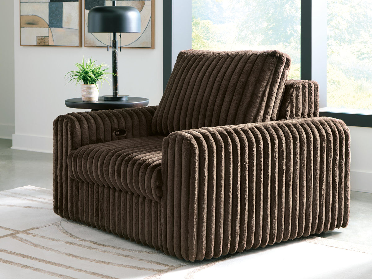 HamlinBay Power Gliding Chaise Chenille