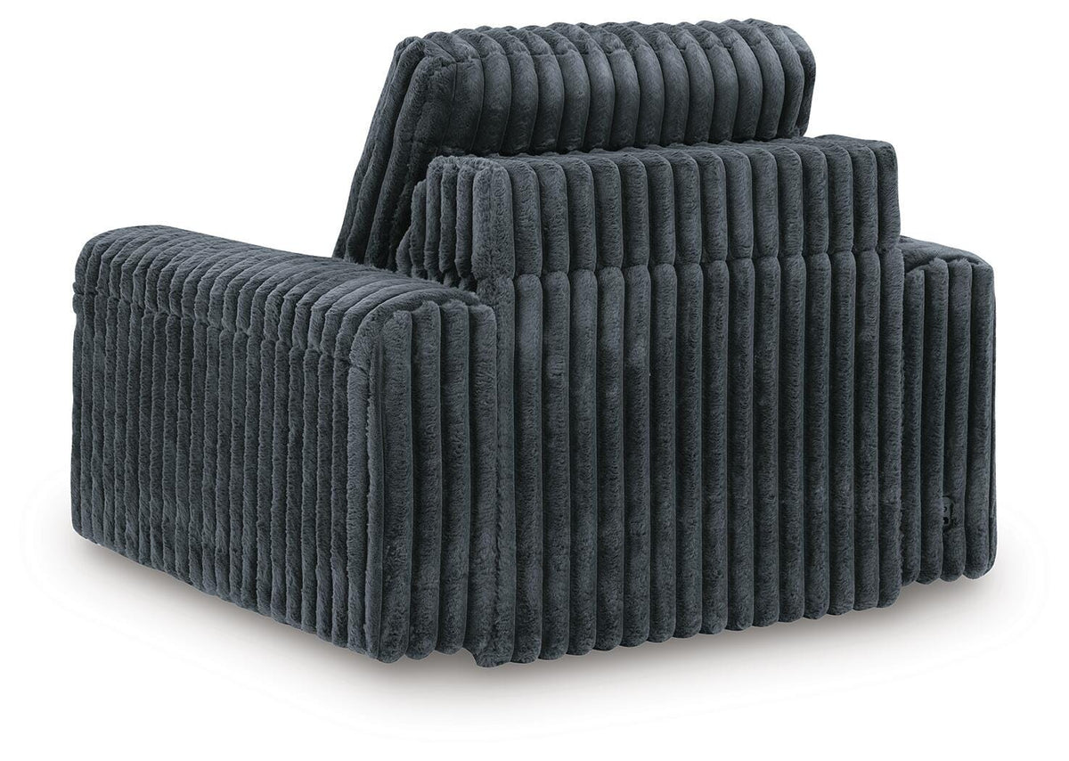 HamlinBay Power Gliding Chaise Chenille