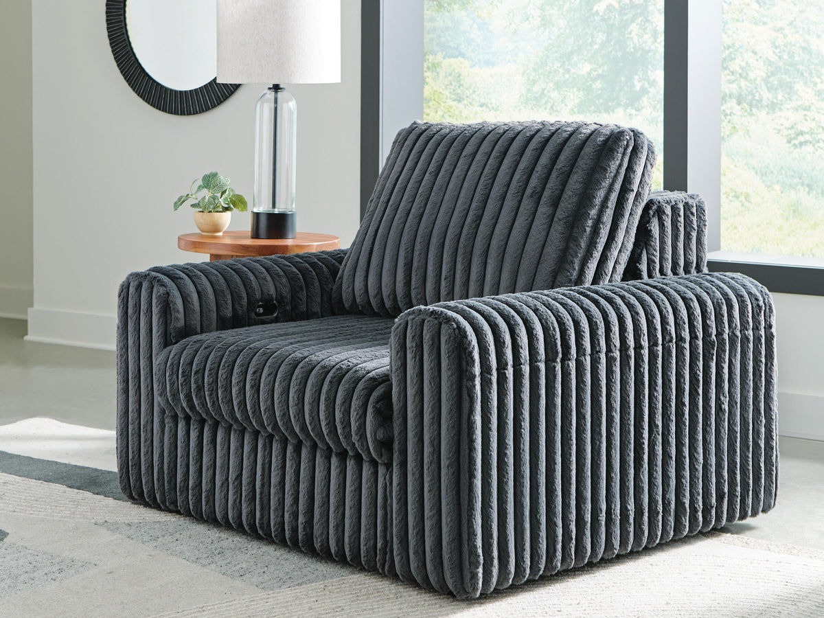 HamlinBay Power Gliding Chaise Chenille