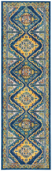 Allur ALR02 Navy Multicolor Rug - Runner