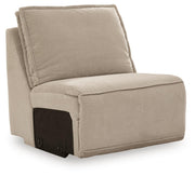 Carceri Armless Chair Velvet Chenille Next-Gen Nuvella™ Performance Fabric