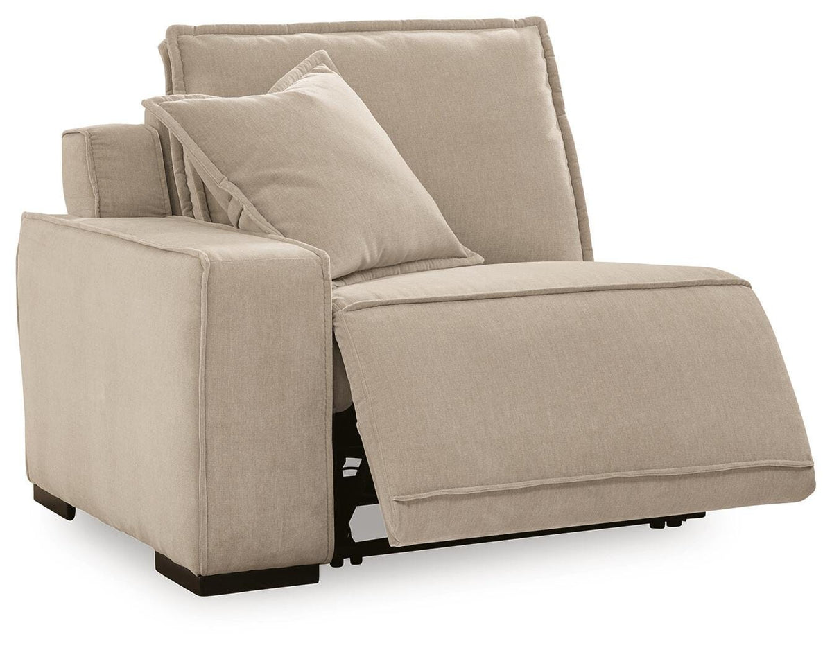 Carceri LAF Zero Wall Power Recliner Velvet Chenille Next-Gen Nuvella™ Performance Fabric