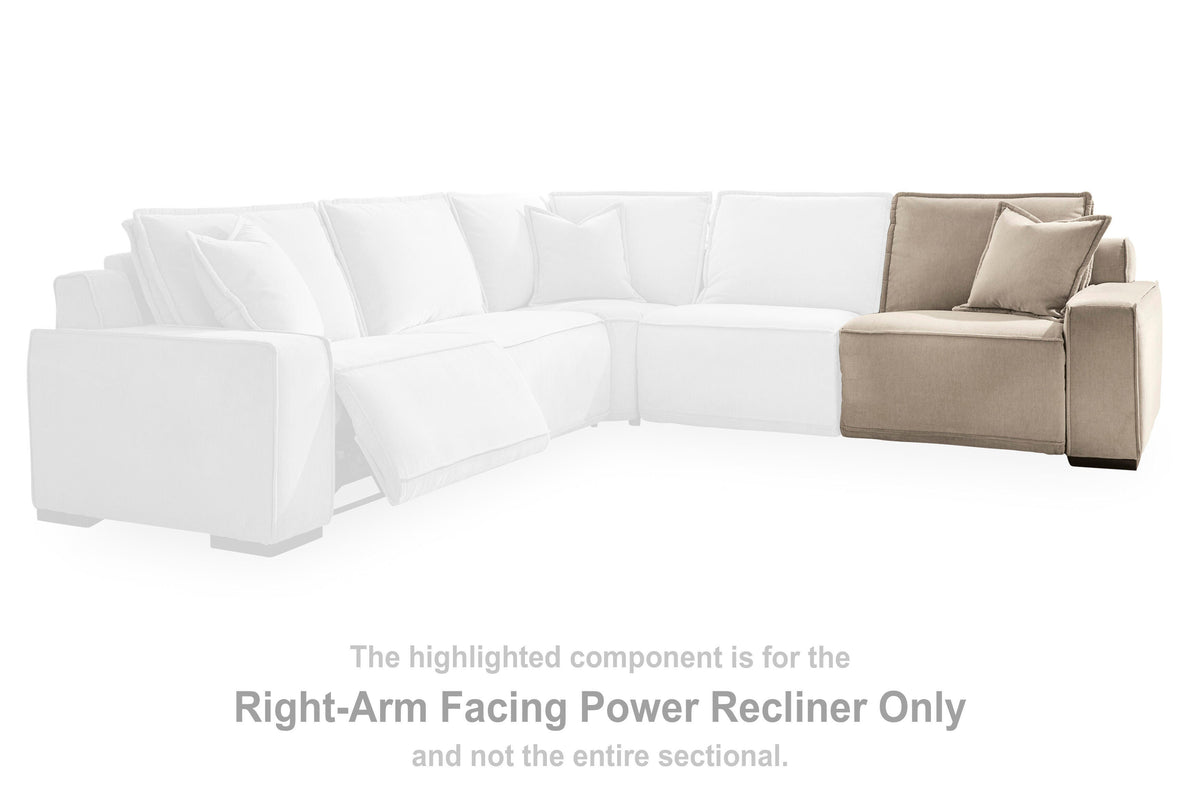 Carceri RAF Zero Wall Power Recliner Velvet Chenille Next-Gen Nuvella™ Performance Fabric