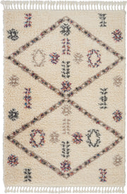 Denmark Shag DNK01 Ivory Rug - Rectangle