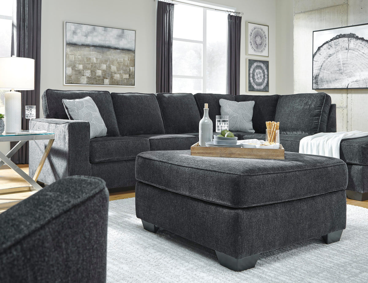 Altari Oversized Accent Ottoman Chenille
