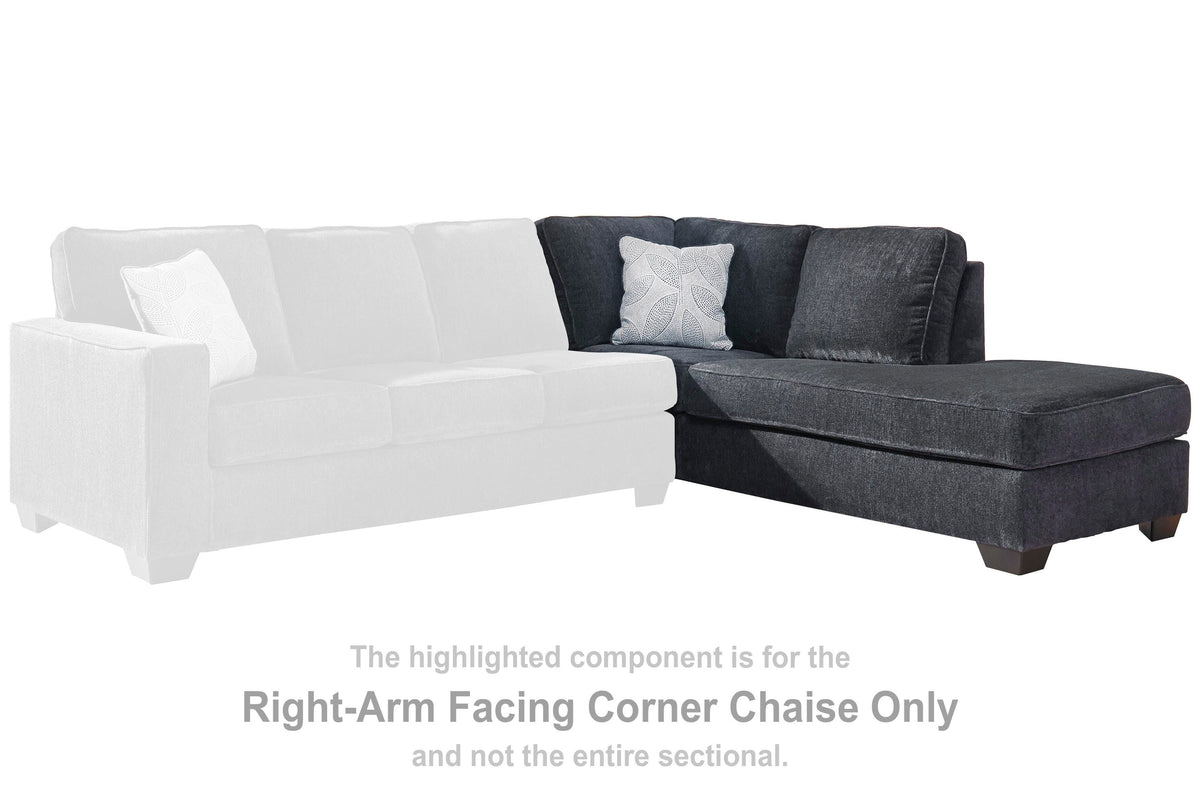 Altari RAF Corner Chaise Chenille