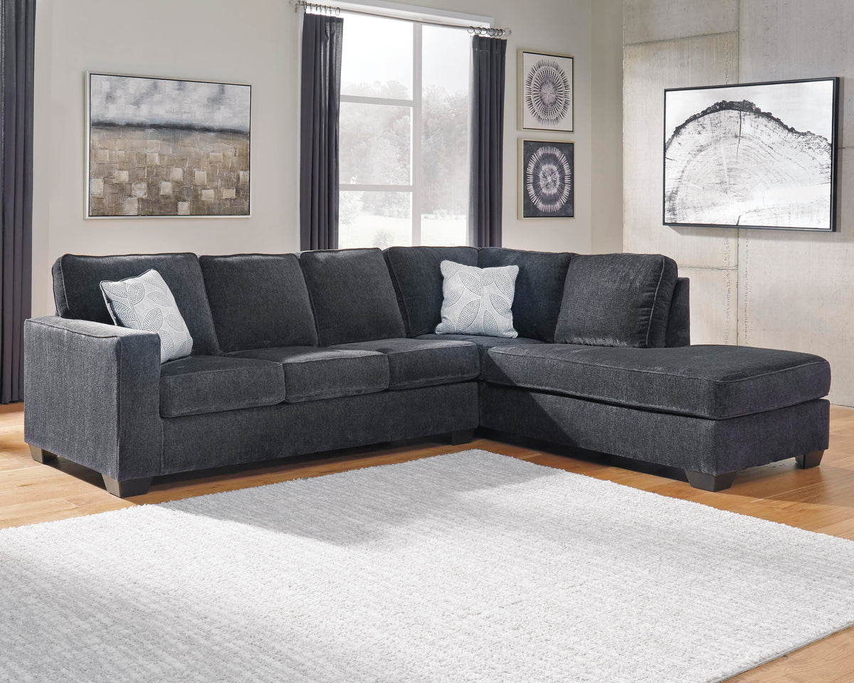 Altari 2-Piece Sectional with Chaise Chenille