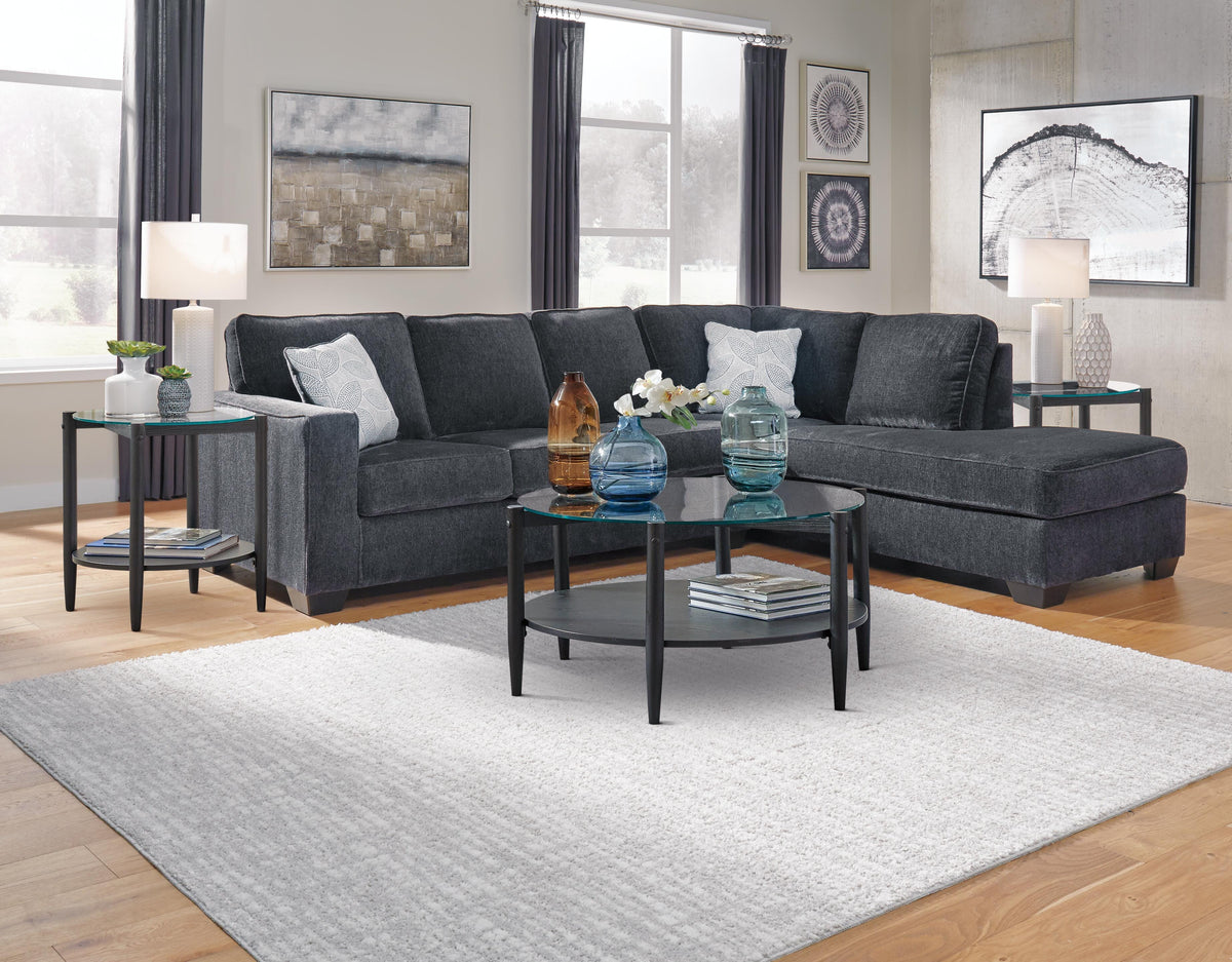 Altari 2-Piece Sectional with Chaise Chenille