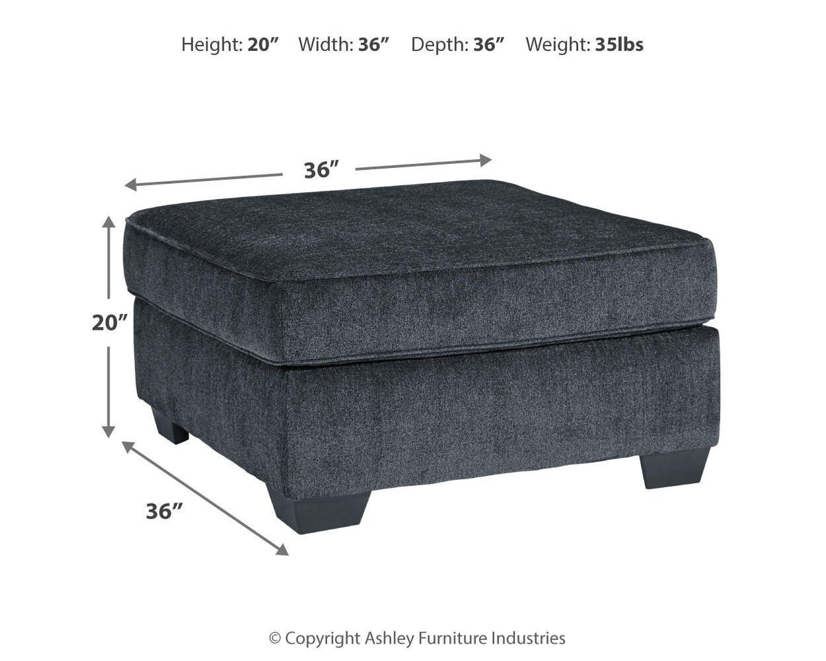Altari Oversized Accent Ottoman Chenille