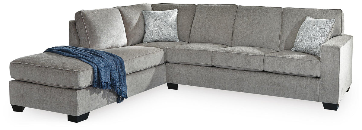 Altari 2-Piece Sleeper Sectional with Chaise Chenille